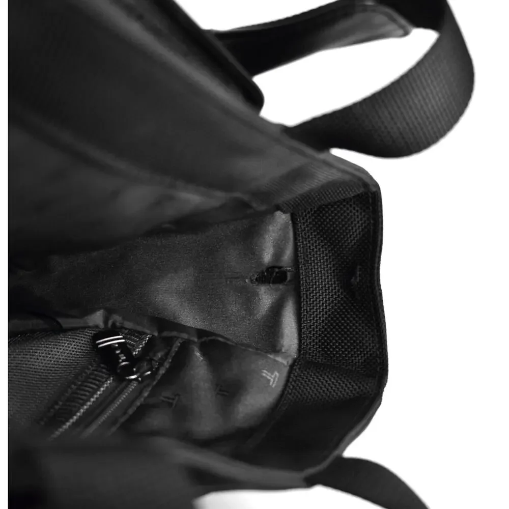 C5 Auth TUMI Voyageur Dara Black Ballistic Nylon Courier Tote Bag Style 26190D4